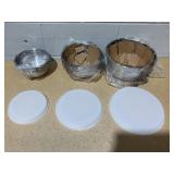 3PCS Cuisinart Mixing Bowl Set, Stainless Steel