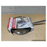 Bobby Flay 12" Stainless Steel Ceramic Nonstick Covered Fry Pan