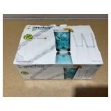 12PCS Anchor Hocking Honeycomb 16oz Drinking Glass Set