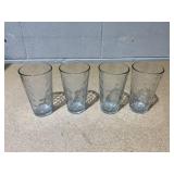 12PCS Anchor Hocking Honeycomb 16oz Drinking Glass Set