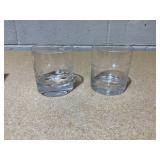 4PCS Mikasa Cheers 12.75-Ounce Double Old Fashion Glasses
