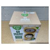 GreenLife Digital Rice Cooker, 2-Cups Uncooked/4-Cups Cooked, Removable Nonstick Ceramic PFAS-Free Pot