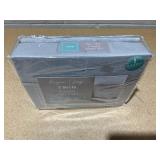 4PCS Twin Size Kaycie Gray Microfiber Sheet Set