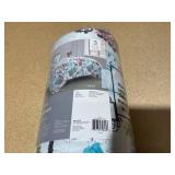 3PCS Full/Queen VCNY Home Eiffel Blue Parisian Floral Reversible Quilt Set