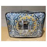 6PCS King/Cal King Madison Park Tangiers Quilt Modern Classic Design All Season, Breathable Coverlet Lightweight Bedding Set