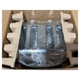 MegaChef 4 Slice Wide Slot Toaster with Variable Browning