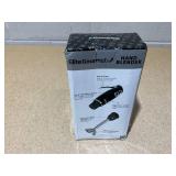 Elite Gourmet EHB1015 Immersion Hand Blender 500 Watts 2 Speed Mixing with Stainless Steel Blades
