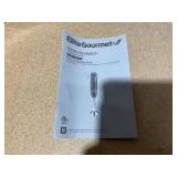 Elite Gourmet EHB1015 Immersion Hand Blender 500 Watts 2 Speed Mixing with Stainless Steel Blades