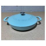 Martha Stewart 3.5-Quart Enameled Cast Iron Dutch Oven Braiser
