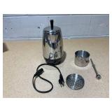 Farberware 8-Cup, Black Percolator, Stainless Steel, FCP280
