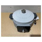 Instant 6-qt. Dutch Oven with Enameled Cast-Iron Cooking Pot- WHITE LID