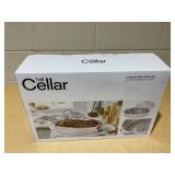 The Cellar Stainless Steel 8.5-Qt Covered Oval Roaster with Rack