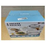 Anchor Hocking Complete Glass Bakeware Set 15 piece