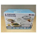 Anchor Hocking Complete Glass Bakeware Set 15 piece
