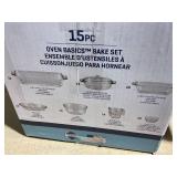 Anchor Hocking Complete Glass Bakeware Set 15 piece