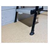 3-Step Folding Step Stool with Rubber Hand Grip