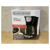 BLACK+DECKER 12-Cup* Programmable Coffeemaker, Black