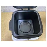 OVENTE 1.5L Electric Deep Fryer with Viewing Lid, Adjustable Temperature, Removable Basket, Cool-Touch Handle, 800W Stainless Steel, Easy to Clean  Silver