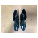 INC Womens Green Dasha Square Toe Booties