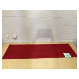 Sloppy Chef Red Accent Rug 20"x60"