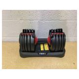 FitRx SmartBells Set, Pair of Quick Select Adjustable Dumbbells, 5-52.5 lbs.