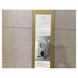 Honey-Can-Do Adjustable Rolling Metal Double Clothes Rack GAR-09375 Chrome