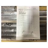 Honey-Can-Do Adjustable Rolling Metal Double Clothes Rack GAR-09375 Chrome