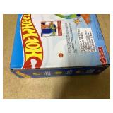 Hot Wheels Track Set with 5 Crash Zones, Motorized Booster