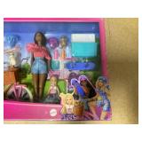 Barbie 12.7" Backyard Fun Playset Build-up Doll Toy New with Box