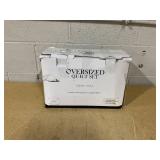 3PCS Full/Queen Southshore Fine Living, Inc. Reversible Boho Paisley Oversized Duvet Cover Set