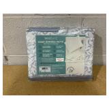 4PCS Twin Size Well Being Silvadur Print Antimicrobial Sheet Set