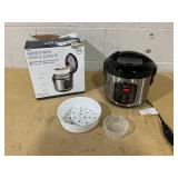 AROMA 8-Cup Digital Rice Cooker & Food Steamer with Bonded Granite Nonstick Ceramic