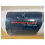 Royal Luxe Classic Quilted Down Alternative Mattress Pad Queen