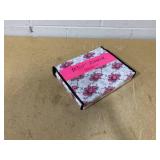 Betsey Johnson Skull Rose Trellis Bright Red Twin Sheet Set