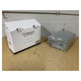 Southshore Fine Linens Oversized Lightweight 3-Pc. Quilt Set, Full/Queen, Gray