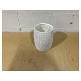 Kassatex Raffia Waste Basket Gray