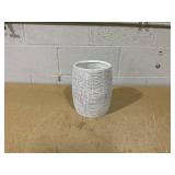 Kassatex Raffia Waste Basket Gray