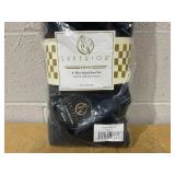 Superior 4-Piece Soho Ribbed Textured Cotton Hand Towel Set Navy Blue