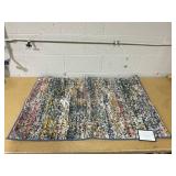 Charter Club Gossamer Accent Rug, 31.5" X 42"  Navy and Colorful