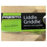 Presto Liddle Griddle Mini Electric Griddle Black