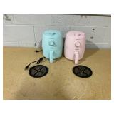 LOT OF 2 Bella 2 Qt. Electric Air Fryer