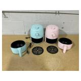 LOT OF 2 Bella 2 Qt. Electric Air Fryer