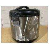 AROMA 8-Cup Digital Rice Cooker & Food Steamer with Bonded Granite Nonstick Ceramic