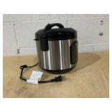 AROMA 8-Cup Digital Rice Cooker & Food Steamer with Bonded Granite Nonstick Ceramic