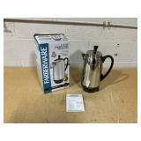 Farberware 12 Cup Electric Coffee Percolator, Coffee Maker with Stainless Steel Basket, Automatic Keep Warm, No-Drip Spout