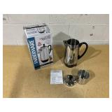 Farberware 12 Cup Electric Coffee Percolator, Coffee Maker with Stainless Steel Basket, Automatic Keep Warm, No-Drip Spout