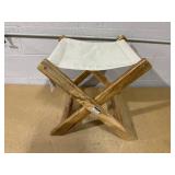 Foldable Outdoor Patio Stool Natural/Cream - Hearth & Hand
