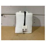 3pc Linen Blend Comforter Set Jet Gray - Hearth & Hand