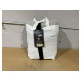 3pc Linen Blend Comforter Set Jet Gray - Hearth & Hand