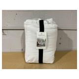 3pc King Trellis Pattern Comforter Bedding Set Cream - Hearth & Hand